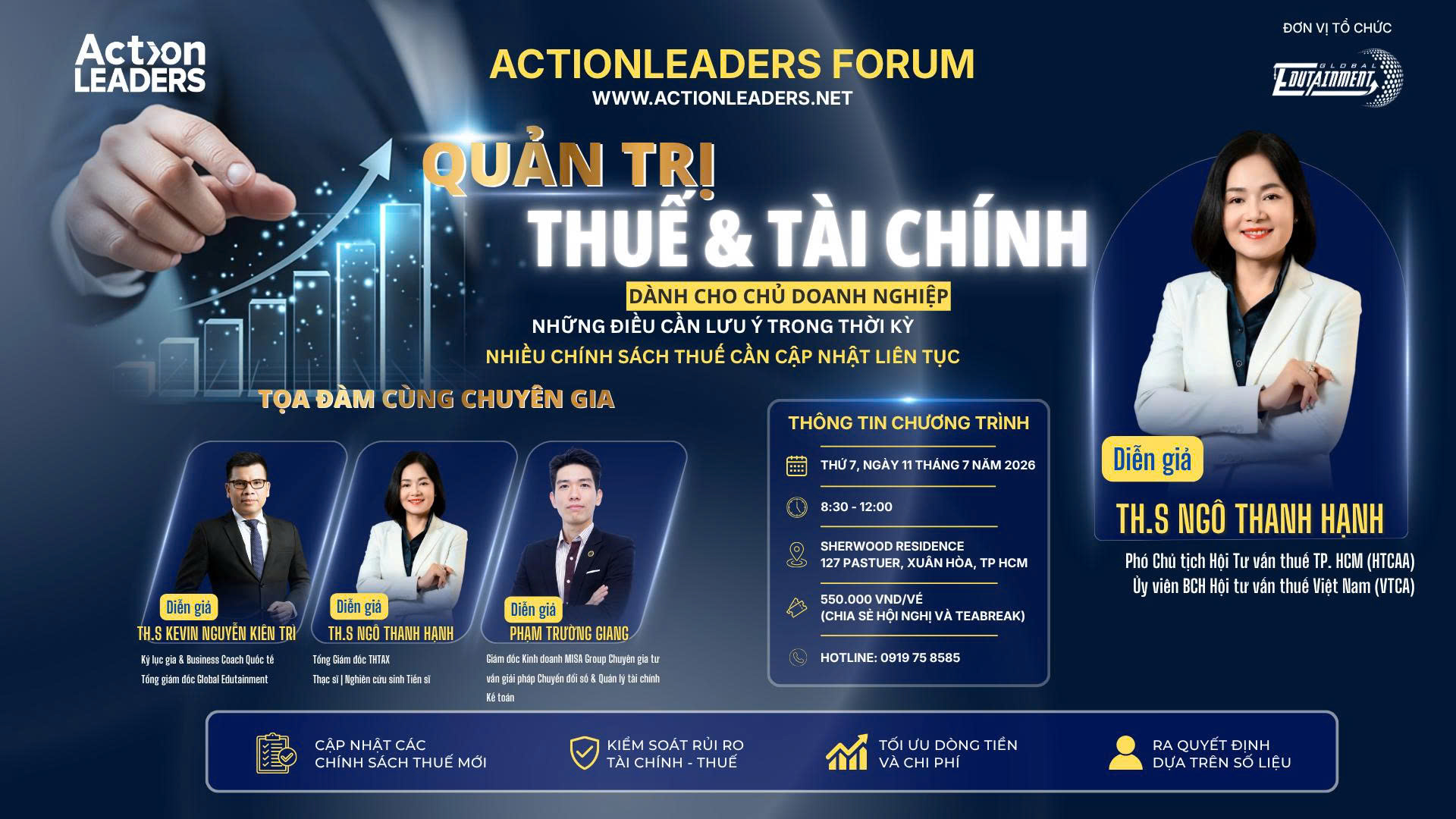 ActionLEADERS Tháng 7.2026 Quản Trị Thuế & Tài Chính